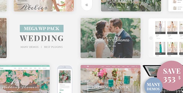 Wedding Industry WordPress Theme - Nulled + Extended License