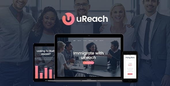 uReach – Immigration & Relocation Law Consulting WordPress Theme 1.1.8
 Nulled + Extended License Free Download