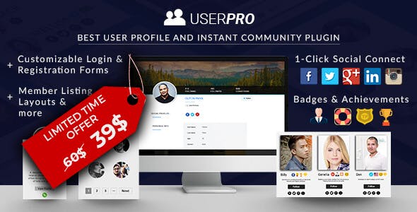 UserPro WordPress Plugin - Nulled + Extended License