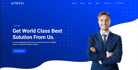 uTech WordPress Theme 3.3.0 – IT Solutions & Services Theme
 Nulled + Extended License Free Download