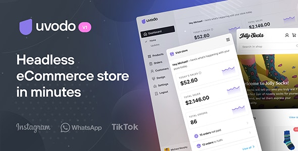 Uvodo – Headless eCommerce Platform PHP  JS (White Label) 2.0.4 Nulled + Extended License Free Download