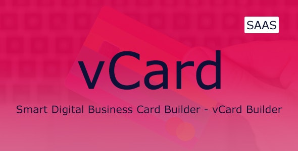 vCard – Digital Business Card Builder SaaS 2.9 Nulled + Extended License Free Download
