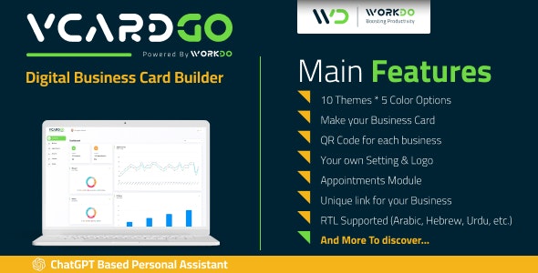 vCardGo – Digital Business Card Builder Nulled + Extended License Free Download