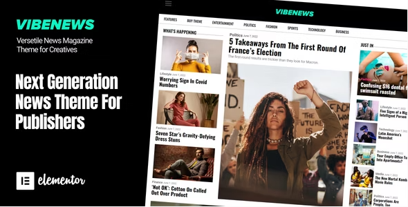 Vibenews – Digital News Magazine WordPress Theme 1.0
 Nulled + Extended License Free Download
