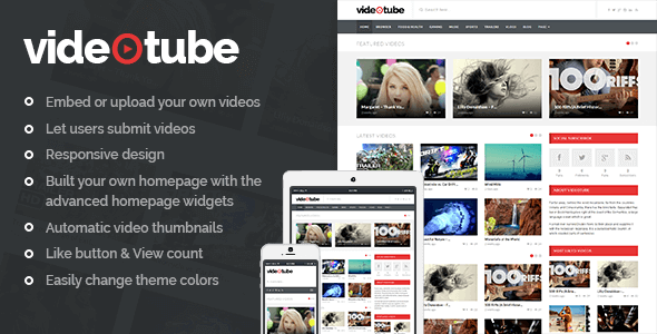 VideoTube 3.2.7 – A Responsive Video WordPress Theme
 Nulled + Extended License Free Download