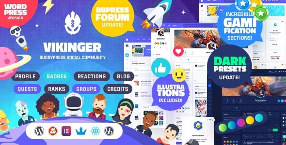 Vikinger Wordpress Theme - Nulled + Extended License