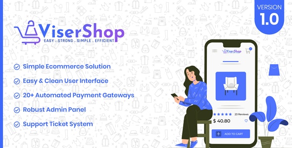 ViserShop – eCommerce Shopping Platform Nulled + Extended License Free Download