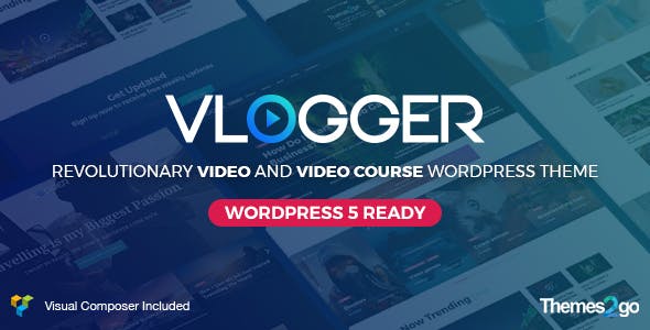 Vlogger Wordpress Theme - Nulled + Extended License