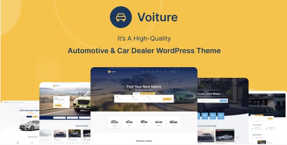 Voiture – Automotive & Car Dealer WordPress Theme 1.0.27
 Nulled + Extended License Free Download