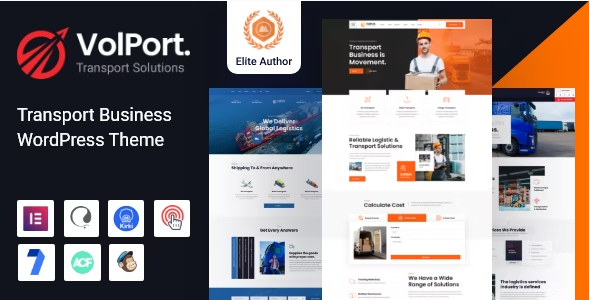 Volport – Logistics & Transport WordPress Theme 1.0.9
 Nulled + Extended License Free Download