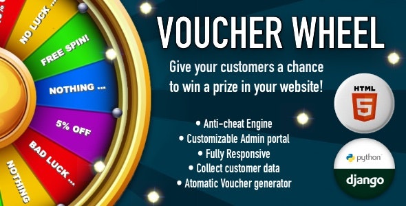 Voucher Wheel – Engage and give prizes to your customers Nulled + Extended License Free Download