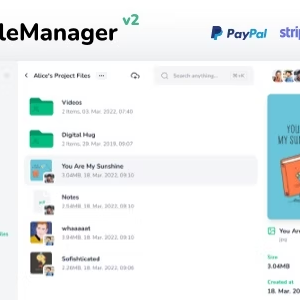 Vue File Manager Pro – Your Professional Storage Cloud Platform 2.2.7 [Extended License] Nulled + Extended License Free Download
