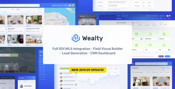 Wealty – Multipurpose Real Estate WordPress Theme 3.1
 Nulled + Extended License Free Download