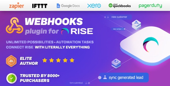 Webhooks plugin for RISE CRM – Connect RISE with every service Nulled + Extended License Free Download
