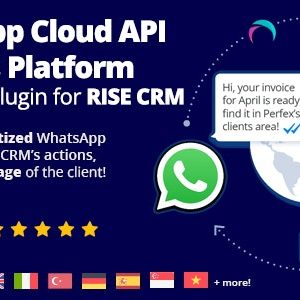 WhatsApp Business Platform Intergration plugin for RISE CRM 1.2.2 Nulled + Extended License Free Download