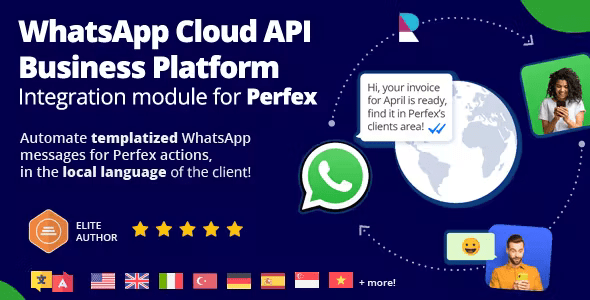WhatsApp Cloud API Business Integration module for Perfex CRM 1.2.7 Nulled + Extended License Free Download