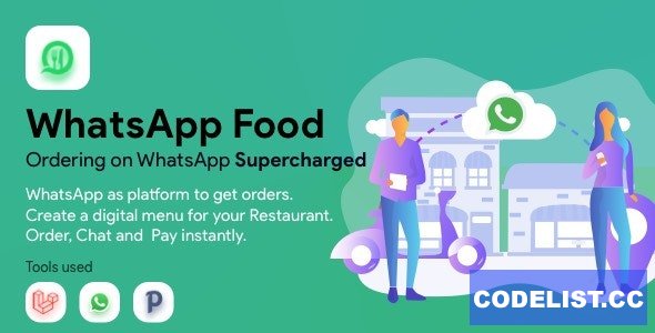 WhatsApp Food – SaaS WhatsApp Ordering 4.0.0 Nulled + Extended License Free Download