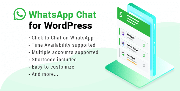 WhatsApp Chat WordPress WordPress Plugin - Nulled + Extended License
