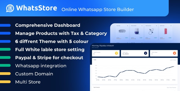 WhatsStore – Online WhatsApp Store Builder 7.1 Nulled + Extended License Free Download