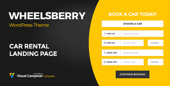 Wheelsberry – Car Rental WordPress Theme 1.2.8
 Nulled + Extended License Free Download