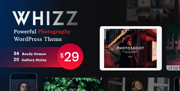 Whizz WordPress Theme 2.3.0 – Photography Theme
 Nulled + Extended License Free Download