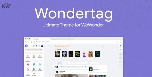 Wondertag – The Ultimate WoWonder Theme 2.8.3 Nulled + Extended License Free Download
