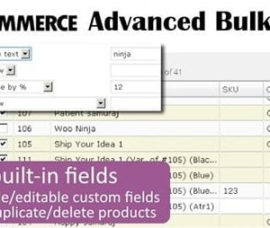 WooCommerce Advanced Bulk Edit WordPress Plugin - Nulled + Extended License