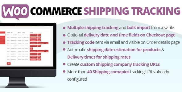 WooCommerce Shipping Tracking WordPress Plugin - Nulled + Extended License
