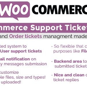 WooCommerce Support Ticket System WordPress Plugin - Nulled + Extended License