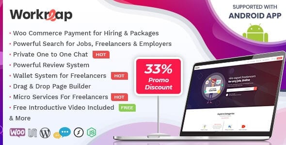 Workreap Wordpress Theme - Nulled + Extended License
