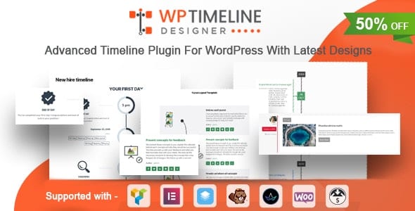 WP Timeline Designer PRO WordPress Plugin - Nulled + Extended License