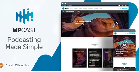 Wpcast WordPress Theme 1.4.5 – Audio Podcast
 Nulled + Extended License Free Download