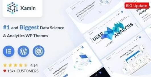 Xamin WordPress Theme 3.4.7 – Data Science & Analytics SaaS
 Nulled + Extended License Free Download