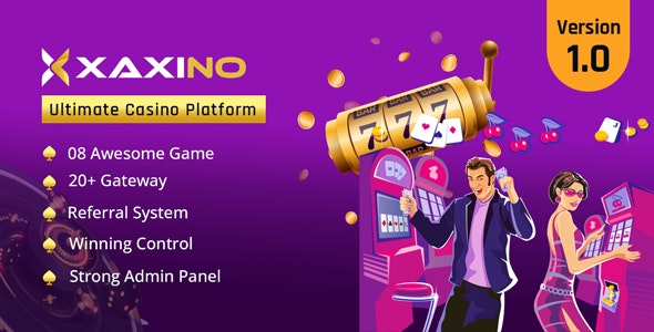 Xaxino – Ultimate Casino Platform 2.3 Nulled + Extended License Free Download