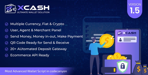 Xcash – Ultimate Wallet Solution 2.1 Nulled + Extended License Free Download