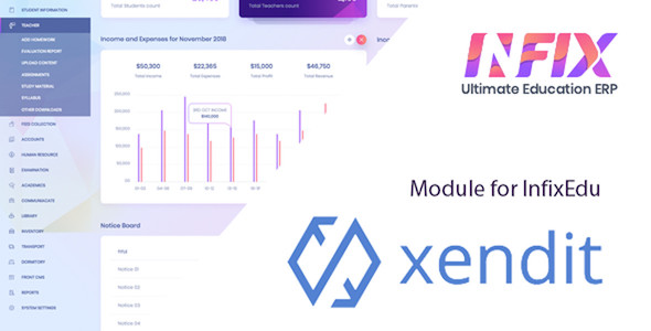 XENDIT Payment Gateway – InfixEdu School Module Nulled + Extended License Free Download
