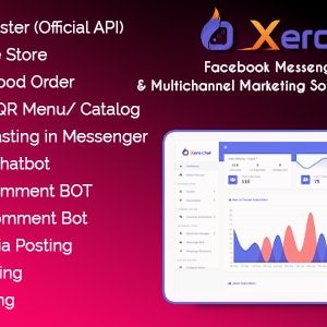 XeroChat – Facebook Chatbot, eCommerce & Social Media Management Tool (SaaS) 6.2.1 [Extended License] Nulled + Extended License Free Download