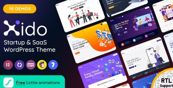 Xido – Startup and SaaS WordPress Theme 3.3
 Nulled + Extended License Free Download