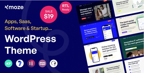 Xmoze WordPress Theme 1.0.3 – Saas Software Startup Theme
 Nulled + Extended License Free Download
