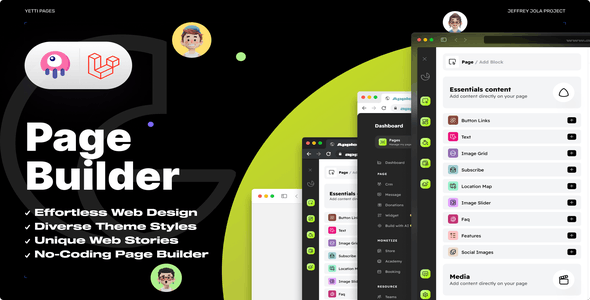 Yetti Pages – Dynamic Pages With Visual Page Builder Nulled + Extended License Free Download