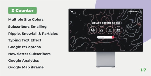 Z Counter – Coming Soon Countdown with Admin Panel Nulled + Extended License Free Download