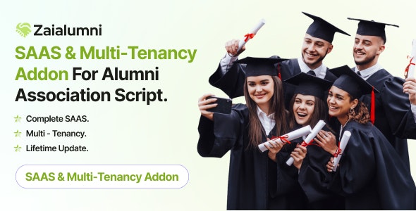 Zaialumni – Alumni Association SAAS With Multi-Tenancy Addon Nulled + Extended License Free Download