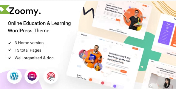 Zoomy WordPress Theme 1.0.1 – LMS & Education Theme
 Nulled + Extended License Free Download
