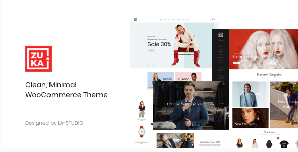 Zuka – Clean & Minimal WooCommerce Theme 1.6.0
 Nulled + Extended License Free Download